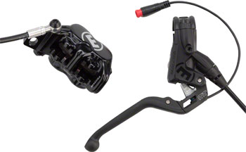 Magura MT5e eBike Disc Brake and Lever - Front or Rear, Hydraulic, Post Mount, Black EA Disc Brake & Lever