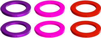 Magura 2-Piston Caliper Colored Cover Kit for one Caliper, Purple, Red, Neon Pink KIT Disc Caliper Part