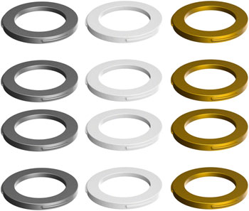 Magura 4-Piston Caliper Colored Cover Kit for one Caliper, White, Gold, Silver KIT Disc Caliper Part