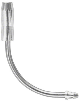 Jagwire 90 Degree Brake Noodle with Barrel Adjuster Silver EA Linear Pull Brake Noodle