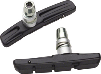 Tektro 877.12 High Performance MTB Linear Pull Brake Pad - Cartridge Type Brake Shoes Black PAA Brake Shoe and Pad