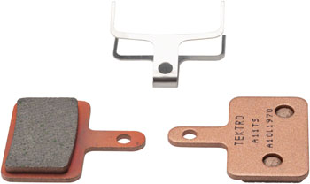 Tektro A11TS Disc Brake Pad - Sintered, Steel Backed, For Use With 2-Piston Calipers PAA Disc Brake Pad
