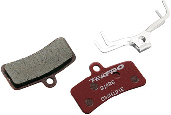 Tektro Q10RS Disc Brake Pad - Overall Balanced Resin Compound, For 4-Piston Caliper PAA Disc Brake Pad