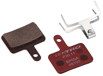 Tektro P20.11 Disc Brake Pads - Overall Balanced Resin Compound, For 2-Piston Caliper PAA Disc Brake Pad
