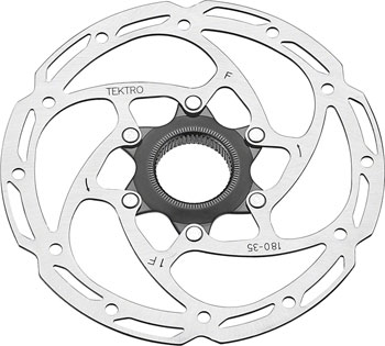 Tektro TR180-35 Disc Brake Rotor - 180mm, Center-Lock, 1.8mm Thickness EA Disc Rotor