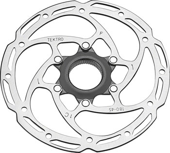 Tektro TR180-45 Disc Brake Rotor - 180mm, Center-Lock, 2.3mm Thickness EA Disc Rotor