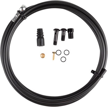 Tektro Disc Brake Hydraulic Hose Kit - With Banjo Unit, 5.5mm Kevlar Hose, 2000mm KIT Disc Brake Hose Kit