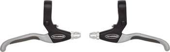 Tektro CL530-RS Linear Pull Brake Levers Black/Silver Black PAA Brake Lever, Flat Bar/BMX Pair