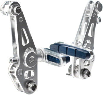 Velo Orange Grand Cru Zeste Cantilever Front and Rear Brakeset: Silver EA Cantilever Brake Set