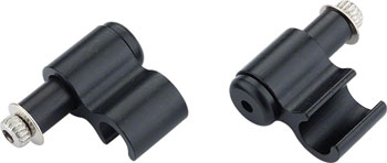 Jagwire Cable Grip, Black Alloy, 2 Pieces PAA Housing Guides