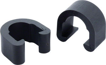 Jagwire C-Clip Housing or Hose Guide Box of 4 Black EA Other Cable and Housing Parts