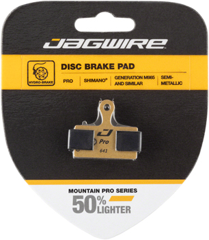 Jagwire Pro Semi-Metallic Disc Brake Pads - For Shimano S700, M615, M6000, M785, M8000, M666, M675, M7000, M9000, M9020, M985, M987 EA Disc Brake Pad
