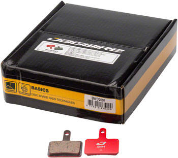 Jagwire Sport Semi-Metallic Disc Brake Pads - Bulk Box, For Shimano Acera M3050, Alivio M4050, and Deore M515/M515-LA/M525/T615 BOX Disc Brake Pad