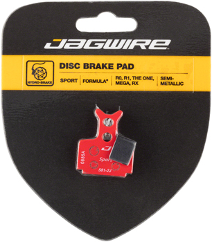 Jagwire Mountain Sport Semi-Metallic Disc Brake Pads for Formula R1R, R1, C1, CR3, RO, ROR, RX, T1, Mega, Cura PAA Disc Brake Pad