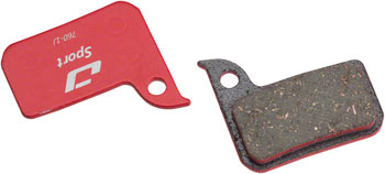 Jagwire Mountain Sport Semi-Metallic Disc Brake Pads - For SRAM Red, Level, Force, Rival, S900, S700, Box/25 Pairs BOX Disc Brake Pad