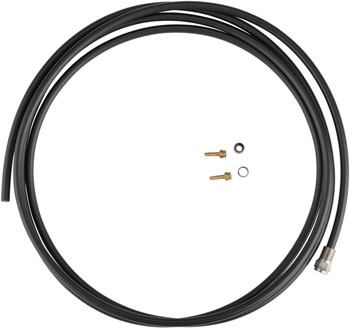 TRP Disc Brake Hose Kit for TT Hydraulic - 2000 x 5.0mm, Black KIT Disc Brake Hose Kit