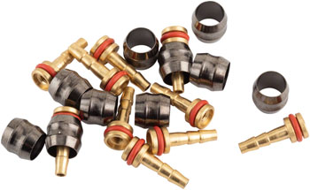 TRP Hydraulic Hose Kit - For 5.0mm, Compression Ferrules, Brass Inserts with O-Rings, 10/Each EA