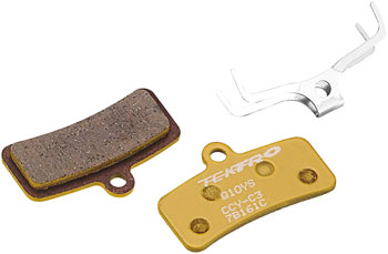 Tektro Q10YS Disc Brake Pads - Overall Balanced Resin Compound, For 4-Piston Caliper EA Disc Brake Pad