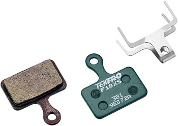 Tektro F10XS Disc Brake Pads - Low Noise Resin Compound, For Use With Flat Mount Caliper EA Disc Brake Pad