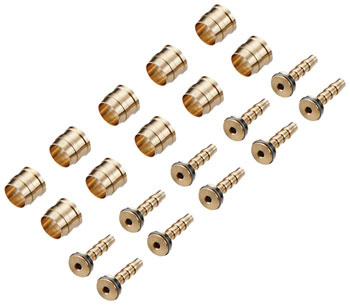 TRP Hydraulic Hose Kit - For 5.5mm, Compression Ferrules, Brass Inserts with O-Rings, 10/Each EA Disc Brake Hose Parts