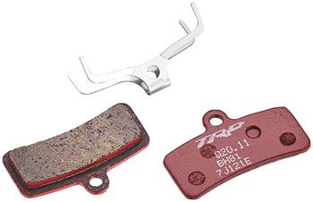 TRP Q20.11 Disc Brake Pads - Semi-Metallic/Resin, For TRP 4-Piston Disc Brakes, Bulk Pack/10 Pair EA Disc Brake Pad