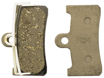 Shimano M04-RX Disc Brake Pads and Spring - Resin Compound, Steel Back Plate, Fits XT M755, One Pair PAA Disc Brake Pad