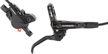 Shimano BR-MT500 Disc Brake and BL-MT501 Lever - Rear, Hydraulic, 2-Piston, Post Mount, Black EA Disc Brake & Lever