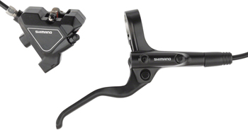 Shimano Altus BL-MT201/BR-UR300 Disc Brake and Lever - Rear, Hydraulic, Flat Mount, Resin Pads, Black SET Disc Brake & Lever