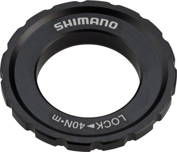 Shimano XT M8010 Outer Serration Centerlock Disc Rotor Lockring, for use with 12/15/20mm Axle Hubs EA Disc Rotor Parts and Lockrings