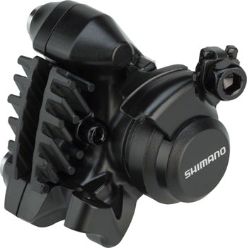 Shimano BR-RS305 Rear Flat-Mount Disc Brake Caliper with Resin Pads with Fins EA Disc Brake Calipers
