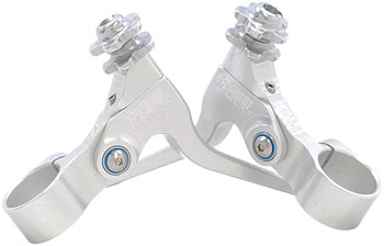 Paul Component Engineering Canti Lever Brake Levers Silver, Pair Silver EA Brake Lever, Flat Bar/BMX Pair