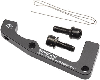 Shimano F203P/S Disc Brake Adaptor for 203mm Rotor, 74mm Caliper, 51mm Fork EA Disc Brake Adaptor