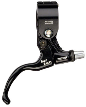 DiaTech Dirty Harry Tech99D Brake Lever - Right, Black w/silver cable adjuster EA Brake Lever, Flat Bar/BMX- Individual