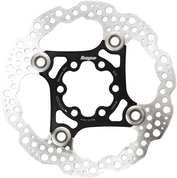 Hope Floating Disc Brake Rotor - 160mm, 6-Bolt, Black EA Disc Rotor