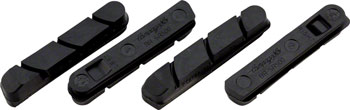 Campagnolo Brake Pads for 2000+ Skeleton Brakes, Set/4 Black EA Brake Shoe and Pad