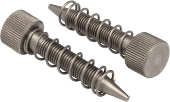 Surly Trailer Hitch Axle Hook Thumbscrews and Springs, Pair PAA Trailer Hitch Parts