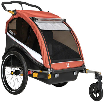 Burley Cub X Child Trailer - Double, Sandstone Red Sandstone Red EA Child Carrier Trailer