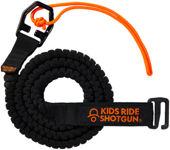 Kids Ride Shotgun Quick Fit MTB Tow Rope - Black EA Child Carrier Trailer