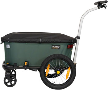 Burley Hopper Cargo Bike Trailer and Stroller Wagon, *Damaged Packaging Gray EA Trailers