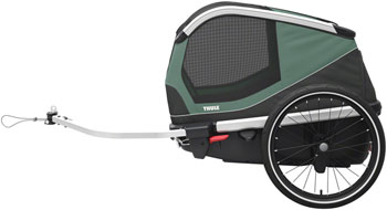 Thule Bexey Dog Bike Trailer- Hazy Green, Medium Hazy Green EA Trailers