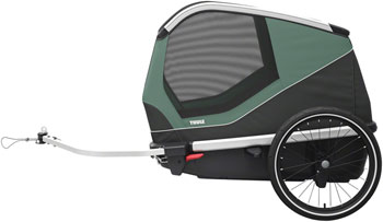 Thule Bexey Dog Bike Trailer- Hazy Green, Large Hazy Green EA Trailers