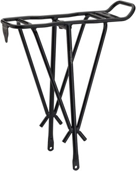 Burley Moose Trailercycle Rack with Light Bracket: Black EA Rear Mount Rack