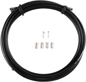 Jagwire Basics Brake DIY Cable Kit, SRAM/Shimano Mountain & Road, Black EA Brake Cable and Housing Sets
