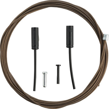 Shimano Dura-Ace Polymer-Coated Stainless Steel Derailleur Cable 1.2 x 2500mm EA Shift Cables