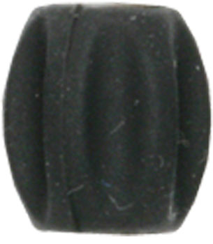 Jagwire Mini Tube Tops Frame Protectors for 4mm or 5mm Housing or Hose Bag of 6, Black EA Other Cable and Housing Parts