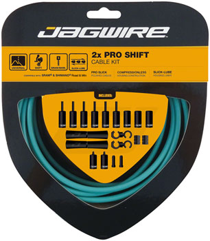Jagwire Pro Shift Kit Road/Mountain SRAM/Shimano, Celeste EA Shift Cable and Housing Sets