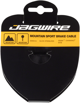 Jagwire Sport Brake Cable 1.5x2000mm Slick Stainless SRAM/Shimano MTB EA Brake Cables
