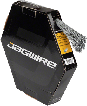 Jagwire Sport Brake Cable 1.5x2000mm Slick Galvanized SRAM/Shimano Road, Box of 100 EA Brake Cables