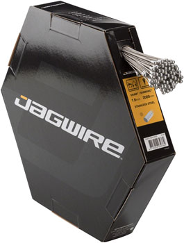 Jagwire Basics Brake Cable - 1.6x2000mm Stainless SRAM/Shimano Road, Filebox of 100 EA Brake Cables