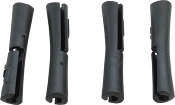 Jagwire Tube Tops 5G Frame Protectors for Brake or Shift Housing, Black Bag/4 EA Other Cable and Housing Parts